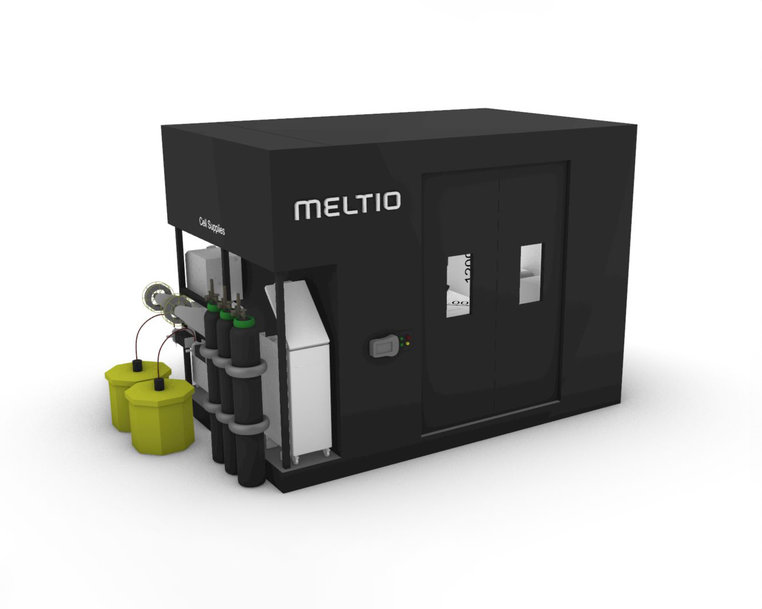 Meltio presenta su Robot Cell: la solución definitiva que permite a un brazo robótico industrial imprimir en 3D piezas metálicas en una célula cerrada, segura y lista para ser transportada